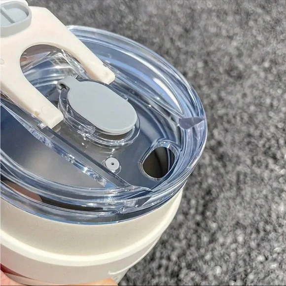 40 ounce vacuum insulated cup with handle stainless steel thermos (hot/cold) - Picture 5 of 10